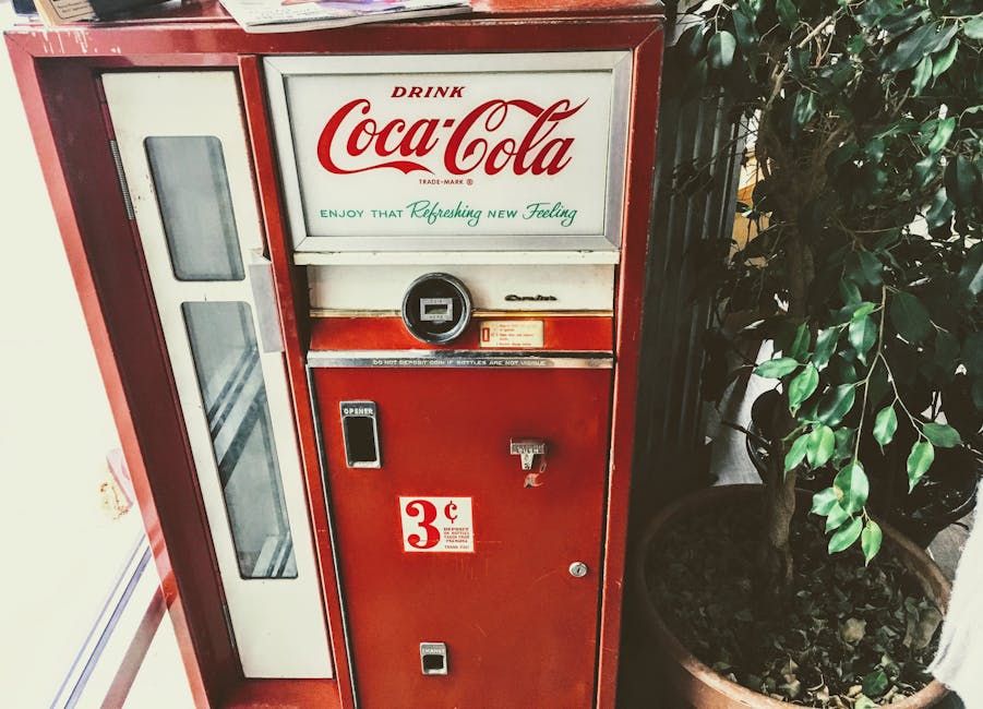 Vintage Coca-Cola vending machine